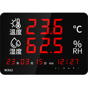 RC812温湿度仪表设置教程
